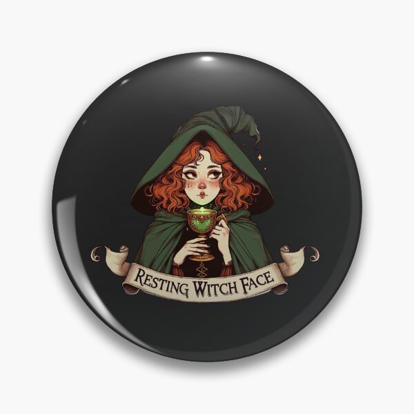 Item preview, Resting Witch Face - Halloween Vibes designed and sold by ZenEverAI.