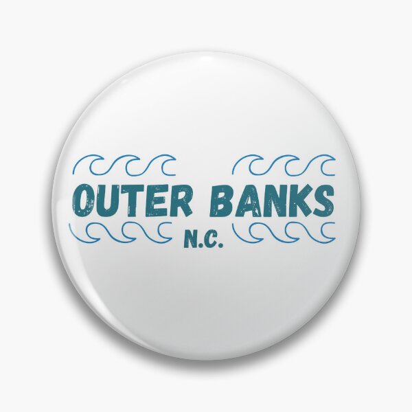 Item preview, Outer Banks N.C. text in blue with waves designed and sold by Susan-Marie220.