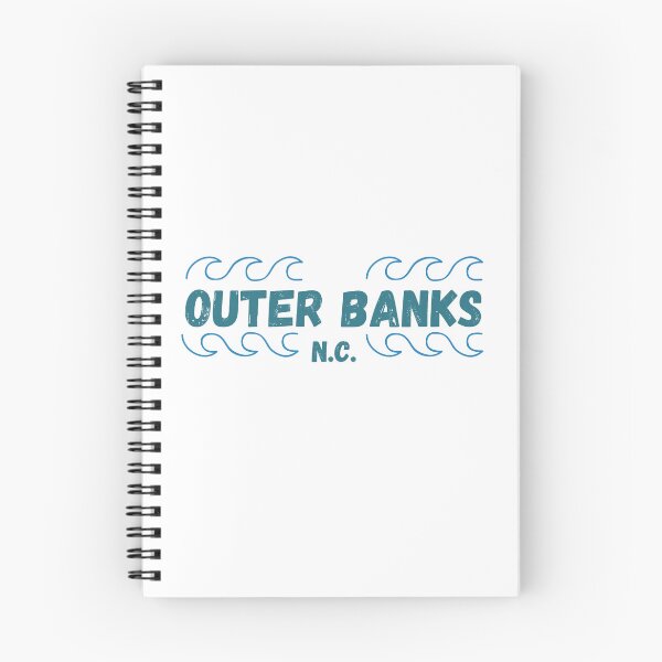 Item preview, Outer Banks N.C. text in blue with waves designed and sold by Susan-Marie220.