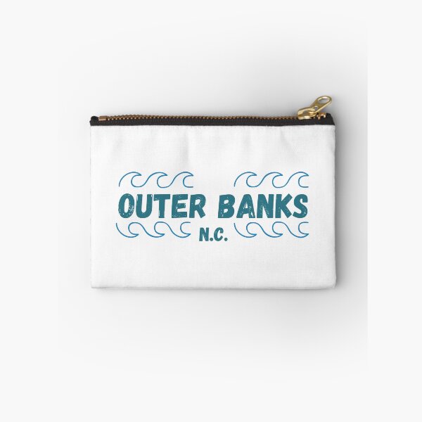 Item preview, Outer Banks N.C. text in blue with waves designed and sold by Susan-Marie220.