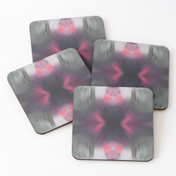 Item preview, Glass Glorious Flowing Blown Glass Soft Pink Grey designed and sold by SpiritGifts.