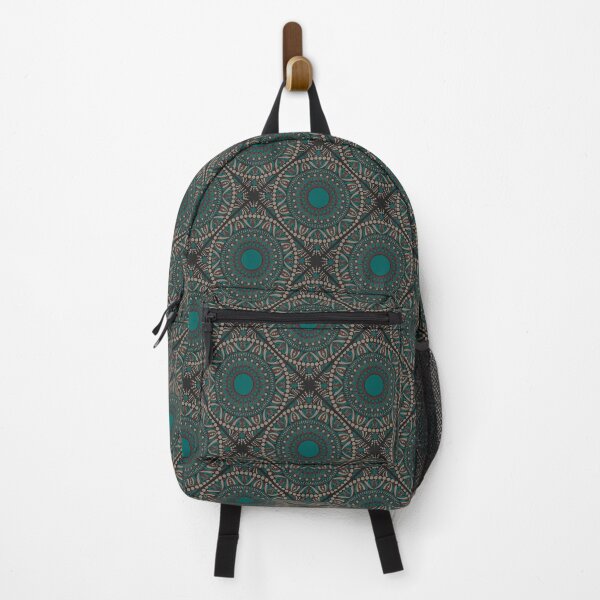 Item preview, Night Swim and Molasses Cincereous Dot Mandala Tile Pattern designed and sold by Triplicate Limited.