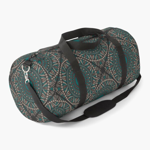 Item preview, Night Swim and Molasses Cincereous Dot Mandala Tile Pattern designed and sold by Triplicate Limited.