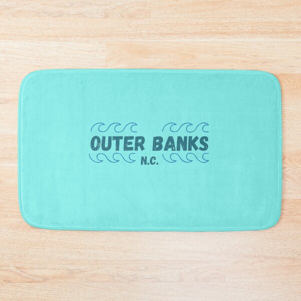 Item preview, Outer Banks N.C. text in blue with waves designed and sold by Susan-Marie220.