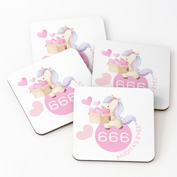 Item preview,  666 True Love Cute Unicorn Nursery Sticker designed and sold by MuditasEyes.