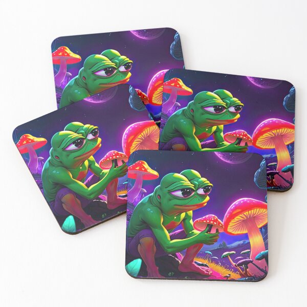 Item preview, Pepe picking mushrooms designed and sold by Pepooteric.