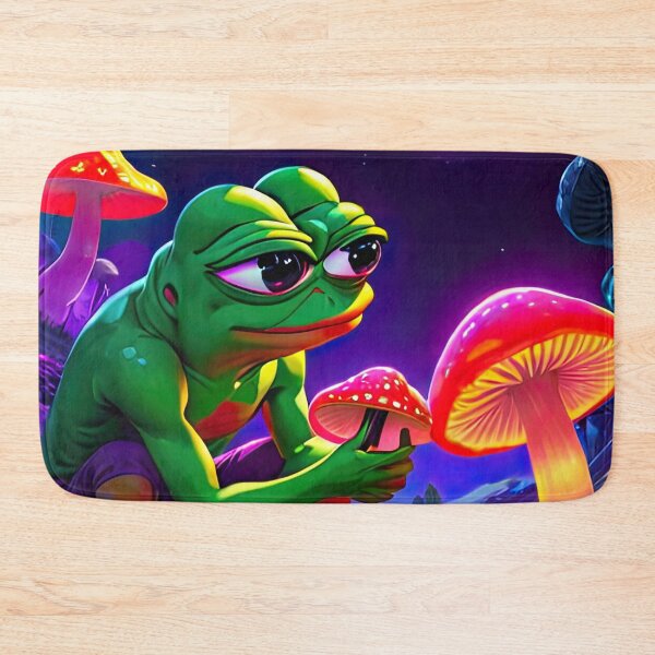 Item preview, Pepe picking mushrooms designed and sold by Pepooteric.