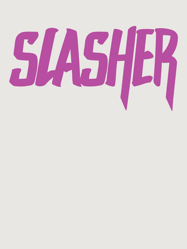 Imagen 6 de 6, Sudadera oversize prémium con la obra Slasher - Logotipo - Rosa, diseñada y vendida por HandsofSlasher.