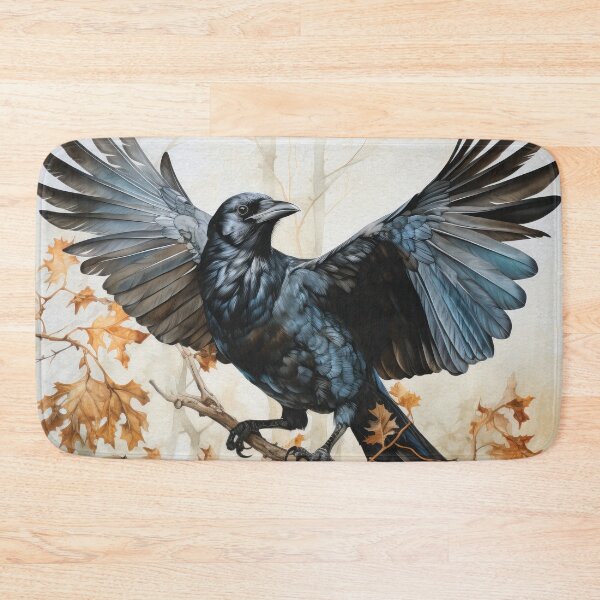 Item preview, Crow Watercolor Painting designed and sold by The Willow Of  Rain City.