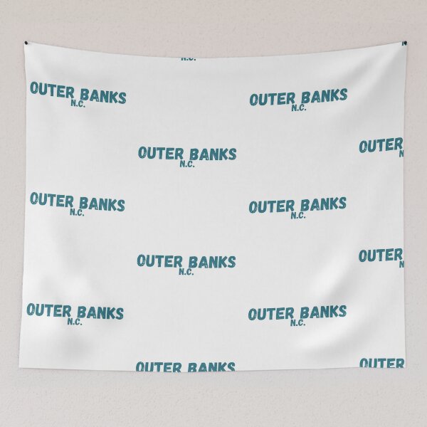 Item preview, Outer Banks N.C. blue/teal text designed and sold by Susan-Marie220.