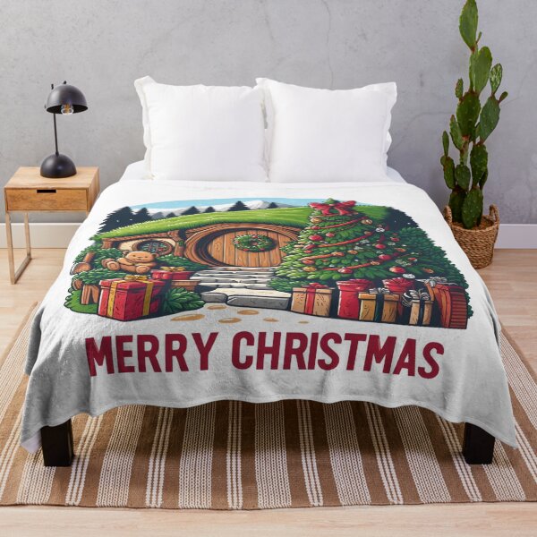 Artikelvorschau, Frohe Weihnachten – Fantasie-Rundtür – Weihnachten entworfen und verkauft von Fenay Designs.