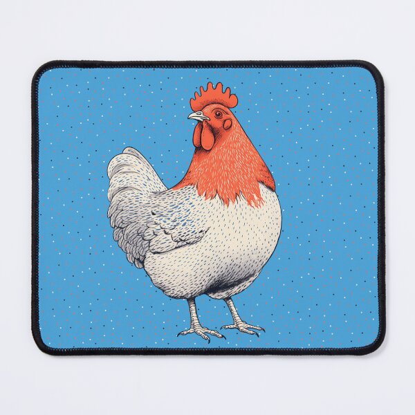 Item preview, Fun Chicken Illustration designed and sold by madtoyman.