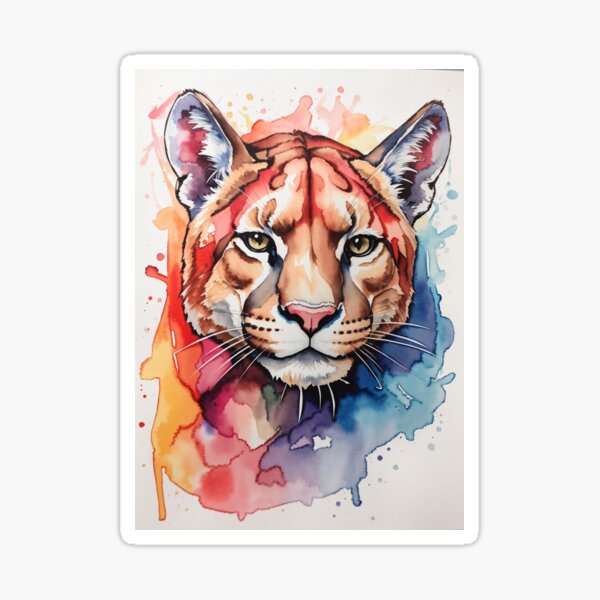Vista previa del artículo con la obra «Puma», diseñado y vendido por desinganddecor.