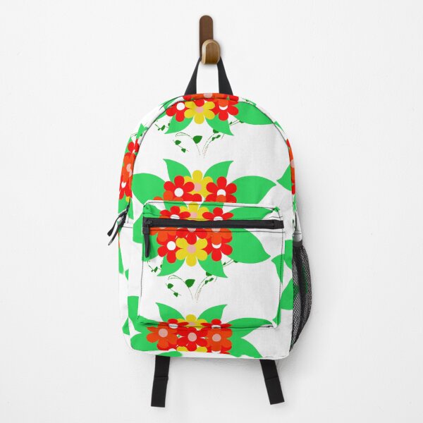 Item preview, Floral and Leaves - Red, Orange and Yellow Flowers designed and sold by HansiniDesigns.