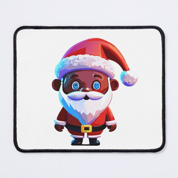 Item preview, Black Santa Claus Cartoon designed and sold by CekDesigns.