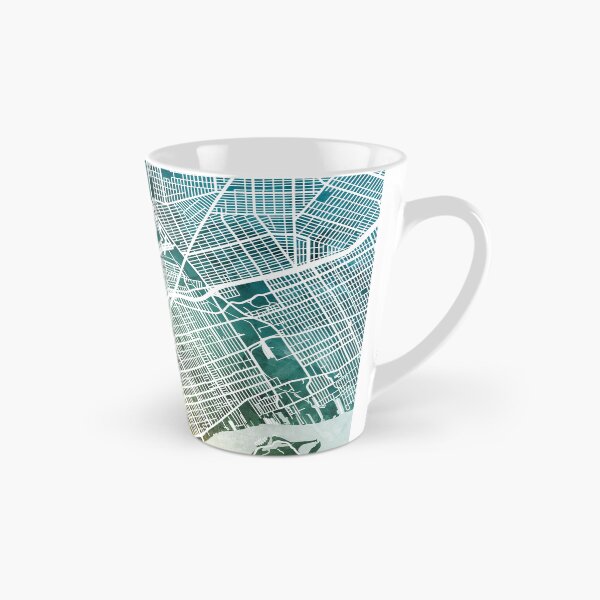 Item preview, Detroit Michigan City Map designed and sold by ArtPrints.