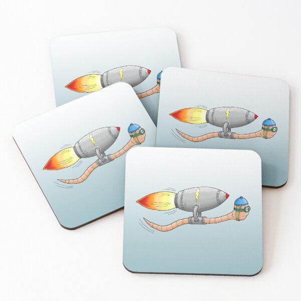 Item preview, Speedy Rocket Worm designed and sold by Restarter.