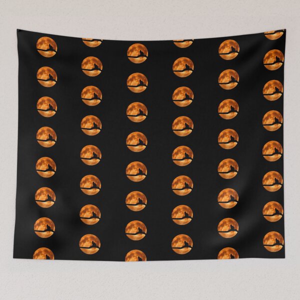 Item preview, Black Cat and Moon Halloween  designed and sold by jimmyboysnapz.