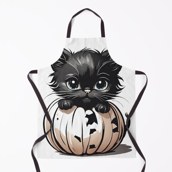 Item preview, Little kitten on a pumpkin designed and sold by StyleSketch.
