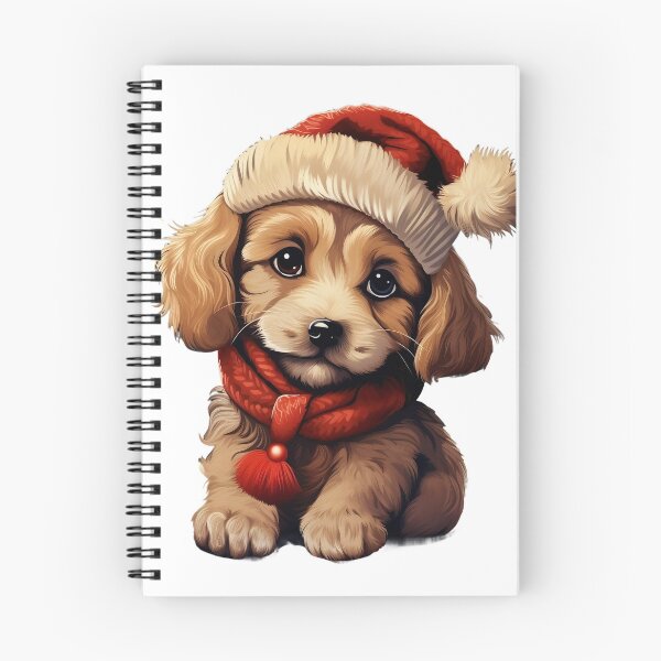 Artikelvorschau, Niedlicher Weihnachtswelpe für Hundeliebhaber entworfen und verkauft von AMONGIFTS.