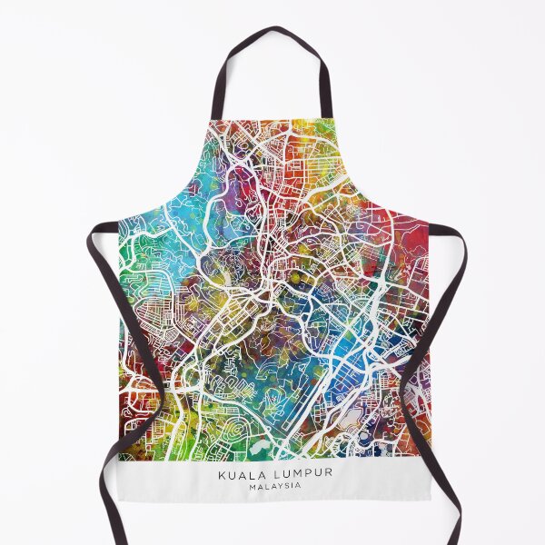Item preview, Kuala Lumpur Malaysia City Map designed and sold by ArtPrints.