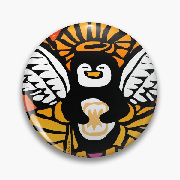 Item preview, Angelic Winged Penguin designed and sold by elledeegee.