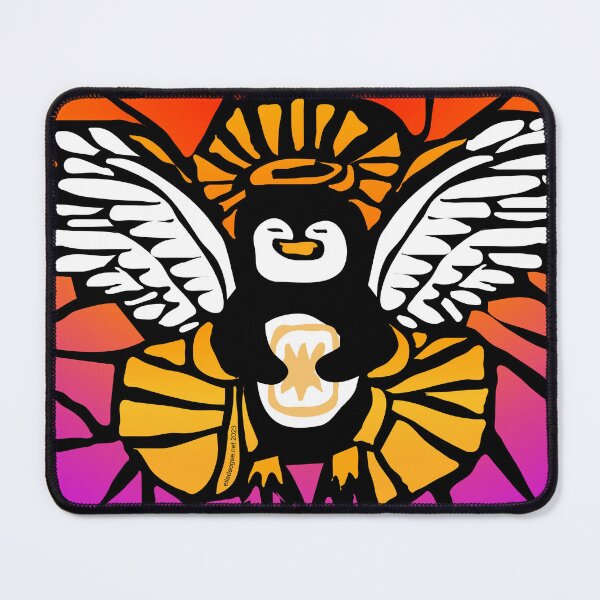 Item preview, Angelic Winged Penguin designed and sold by elledeegee.