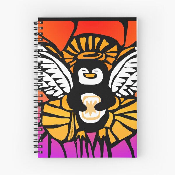 Item preview, Angelic Winged Penguin designed and sold by elledeegee.