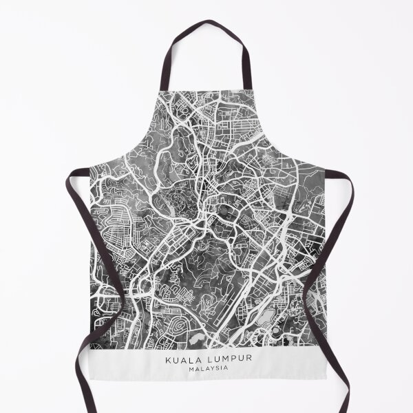 Item preview, Kuala Lumpur Malaysia City Map designed and sold by ArtPrints.