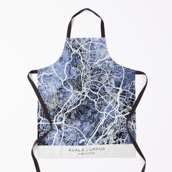 Item preview, Kuala Lumpur Malaysia City Map designed and sold by ArtPrints.