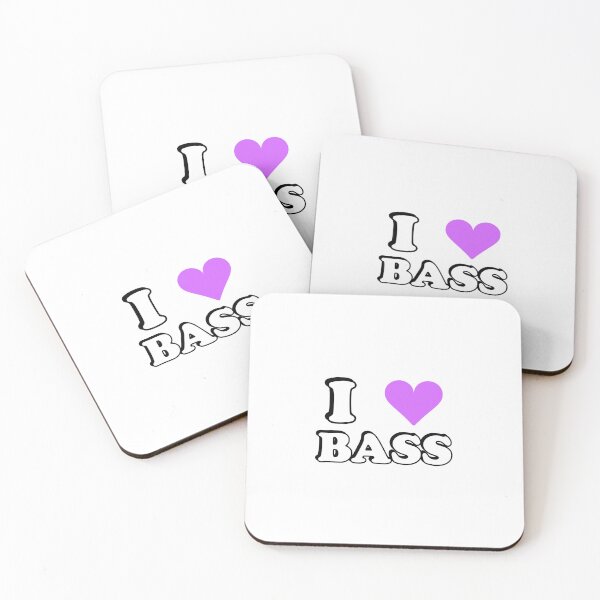 Item preview, I heart bass - bass player - I love bass designed and sold by Inspirationmotivation.
