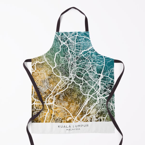 Item preview, Kuala Lumpur Malaysia City Map designed and sold by ArtPrints.