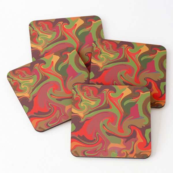 Item preview, Marbled Abstract Autumn Fall designed and sold by MerryMakewell.