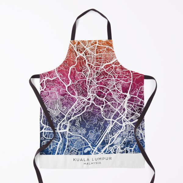 Item preview, Kuala Lumpur Malaysia City Map designed and sold by ArtPrints.