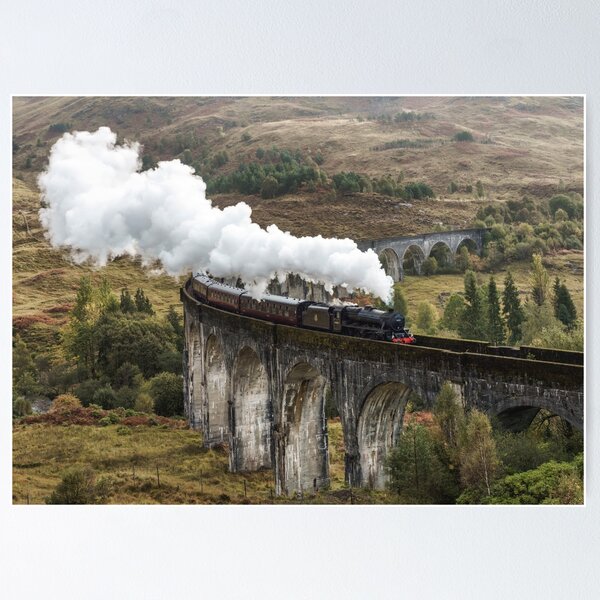 Item preview, The Jacobite crossing Glenfinnan Viaduct  designed and sold by TMcG72.