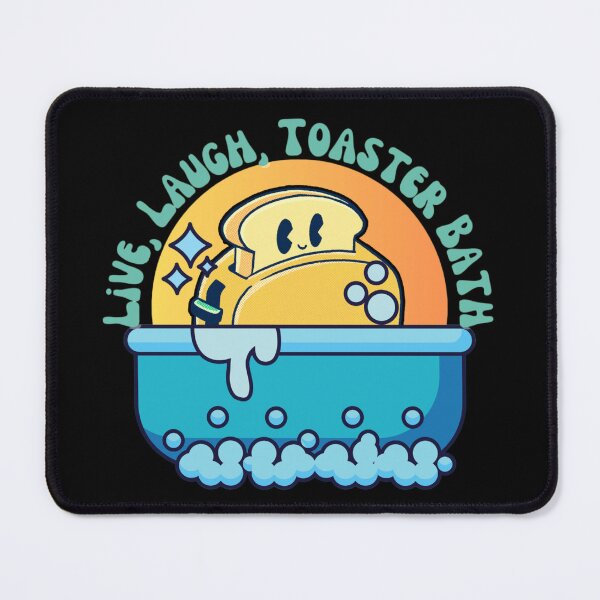 Item preview, Live, Laugh, Toaster Bath with Dark Background designed and sold by TGAL2.