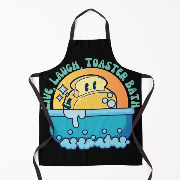 Item preview, Live, Laugh, Toaster Bath with Dark Background designed and sold by TGAL2.