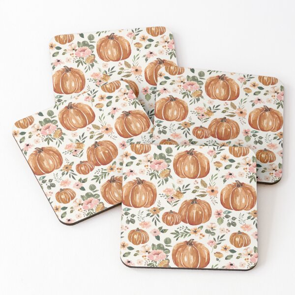 Item preview,  Watercolor Floral Pumpkin for Fall designed and sold by cateandrainn.