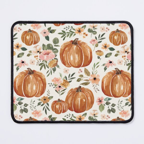 Item preview, Watercolor Floral Pumpkin for Fall designed and sold by cateandrainn.