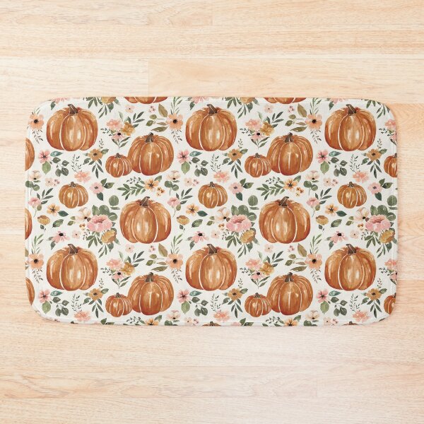 Item preview,  Watercolor Floral Pumpkin for Fall designed and sold by cateandrainn.