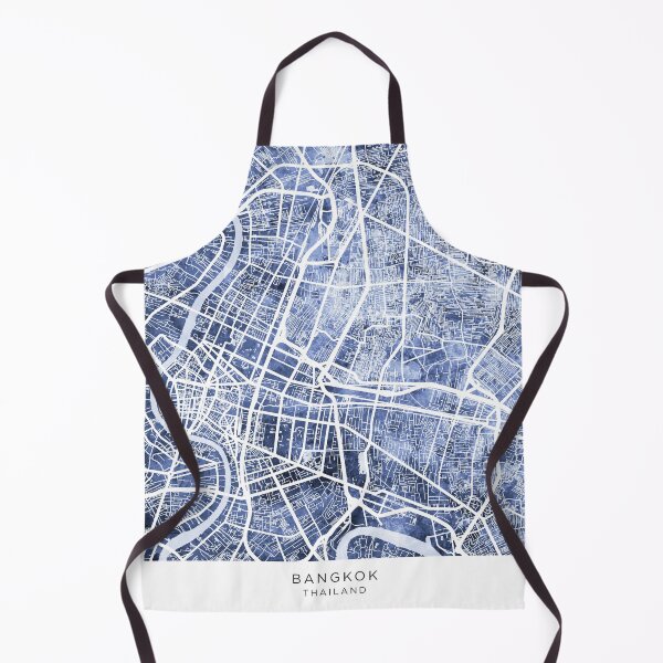 Item preview, Bangkok Thailand City Map designed and sold by ArtPrints.