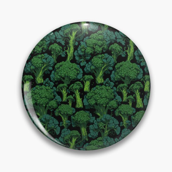 Item preview, broccoli vegetable pattern designed and sold by PenAndPalette.