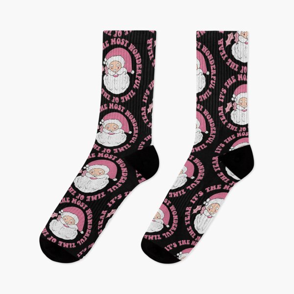 Item preview, Pink Santa Wonderful Time - Spread Joy in Style with This Festive Tee designed and sold by craavegoods.