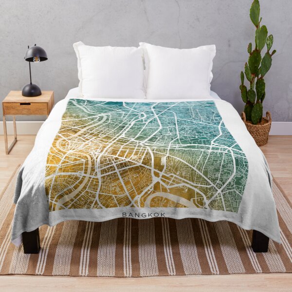 Item preview, Bangkok Thailand City Map designed and sold by ArtPrints.