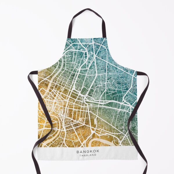 Item preview, Bangkok Thailand City Map designed and sold by ArtPrints.