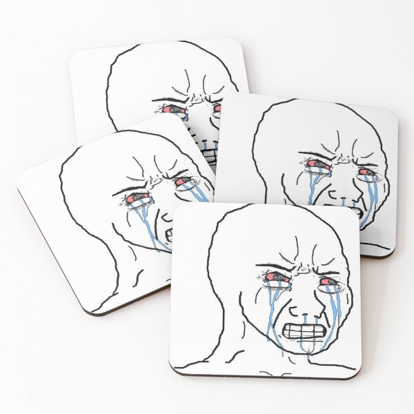 Item preview, crying wojack designed and sold by goon-street.