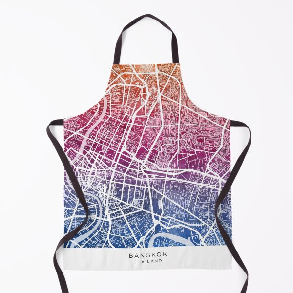 Item preview, Bangkok Thailand City Map designed and sold by ArtPrints.