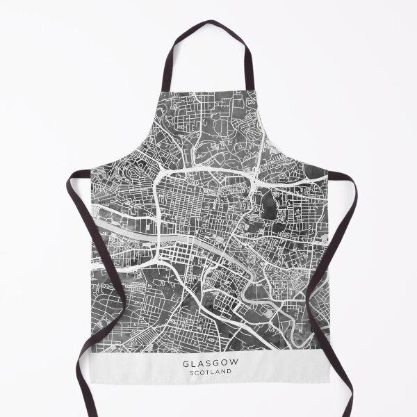 Item preview, Glasgow Street Map designed and sold by ArtPrints.