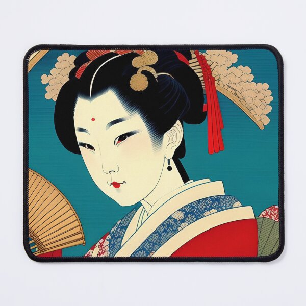 Item preview, Geisha Study F in Japanese Style designed and sold by Oldetimemercan.