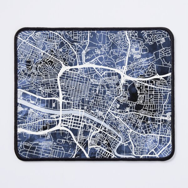 Item preview, Glasgow Street Map designed and sold by ArtPrints.
